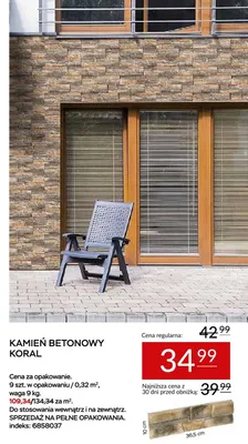 Kamień betonowy Koral promocja w Abra Meble
