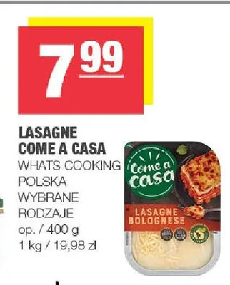 Lasagne Come a Casa Whats Cooking promocja w SPAR
