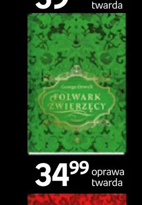 Książka Folwark zwierzęcy George Orwell oprawa twarda promocja w Empik