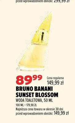 Woda toaletowa Bruno Banani Sunset Blossom promocja w Drogerie Natura
