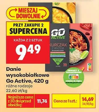 Danie wysokobiałkowe różne rodzaje promocja w Biedronka