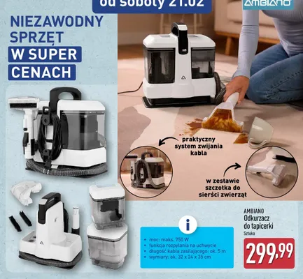 Odkurzacz do tapicerki promocja w Aldi