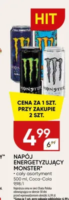 Napój energetyzujący Monster promocja w Chata Polska