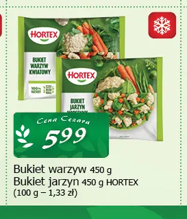 Bukiet jarzyn Hortex promocja w CEZAR Delikatesy