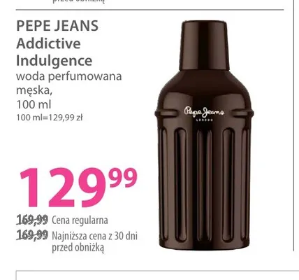 Woda perfumowana męska Pepe Jeans Addictive Indulgence promocja w Hebe