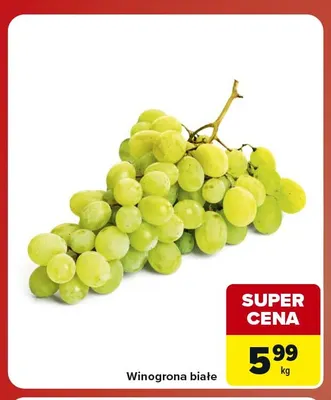 Winogrona białe promocja w Carrefour Market