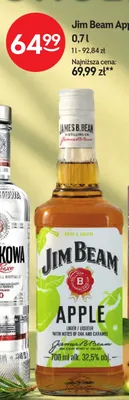 Likier Jim Beam Apple promocja w Żabka