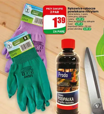 Rękawice robocze powlekane nitrylem promocja w Dino