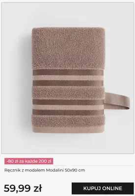 Ręcznik z modalem home&you Modalini 50x90 cm promocja w home&you