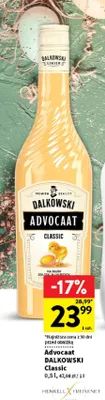 Likier Advocaat Classic promocja w Intermarche