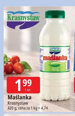 Maślanka Krasnystaw promocja w Leclerc