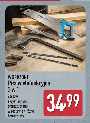 Piła wielofunkcyjna 3 w 1 Workzone promocja w Aldi
