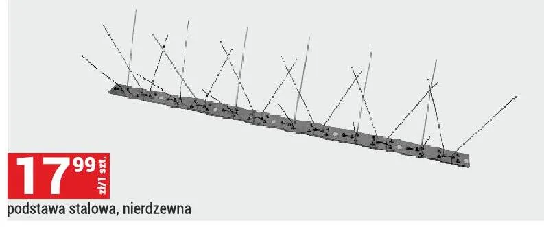 Kolce przeciw ptakom promocja w Merkury Market
