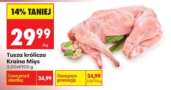 Tusza królicza promocja w Biedronka