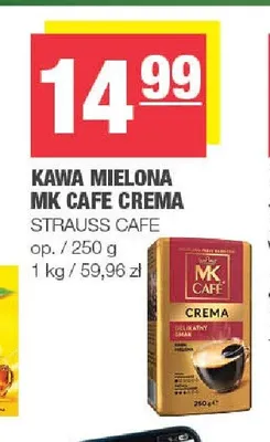 Kawa mielona MK Cafe Crema promocja w SPAR