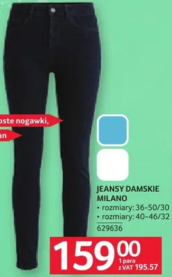 Jeansy damskie Milano promocja w Selgros