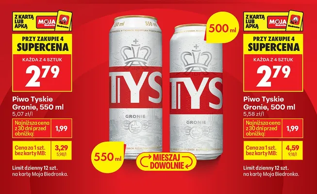 Piwo Gronie promocja w Biedronka