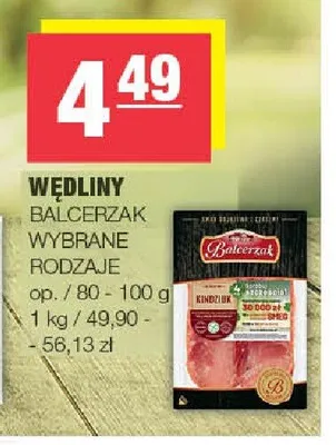Wędliny Balcerzak promocja w SPAR