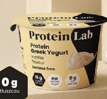 Jogurt grecki Protein Lab waniliowy bez laktozy promocja w Netto