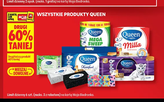 Papier toaletowy Queen Milla promocja w Biedronka