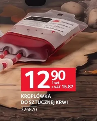 Kroplówka do sztucznej krwi promocja w Selgros