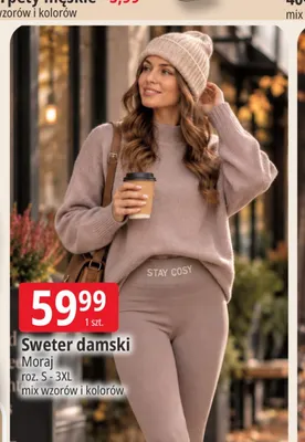 Sweter damski Moraj promocja w Leclerc