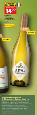 Wino białe Granbeau Colombard-Chardonnay Grande Reserve promocja w Biedronka