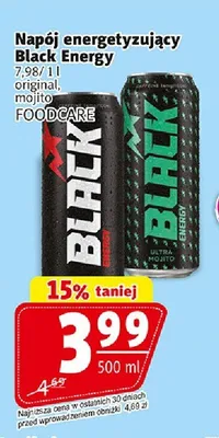 Napój energetyzujący Black Energy Original promocja w Prim Market