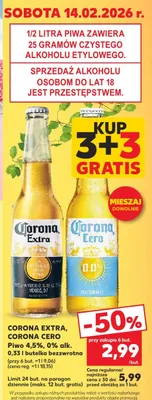 Piwo Extra 4,5% promocja w Kaufland