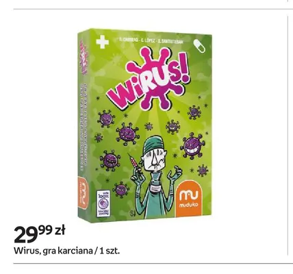 Wirus gra karciana Muduko promocja w Empik