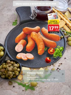 Kiełbasa śląska Animex promocja w Market Point