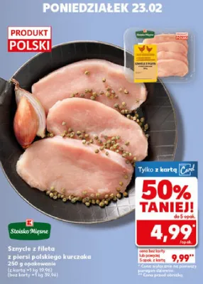 Sznycel z fileta z piersi polskiego kurczaka promocja w Kaufland