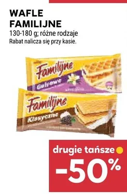 Wafle Familijne promocja w Stokrotka