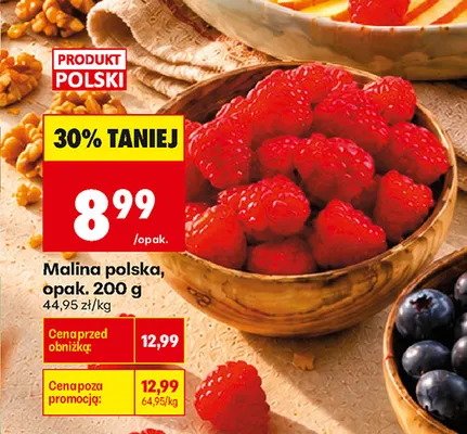 Malina polska promocja w Biedronka