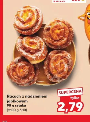 Racuch z nadzieniem jabłkowym promocja w Kaufland