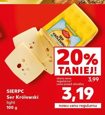 Ser Królewski light Sierpc promocja w Kaufland