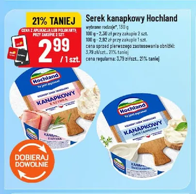 Serek kanapkowy śmietankowy Hochland promocja w POLOmarket