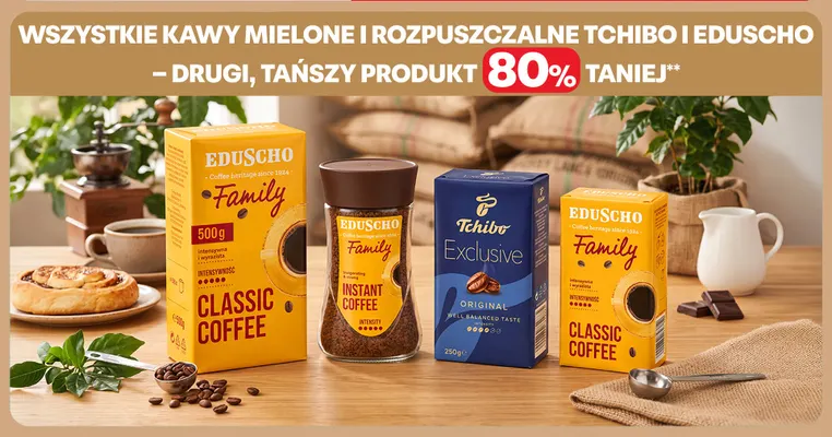 Kawa rozpuszczalna Eduscho Family Instant Coffee promocja w Biedronka Home