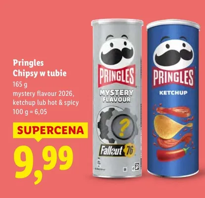 Chipsy w tubie hot & spicy promocja w Lidl