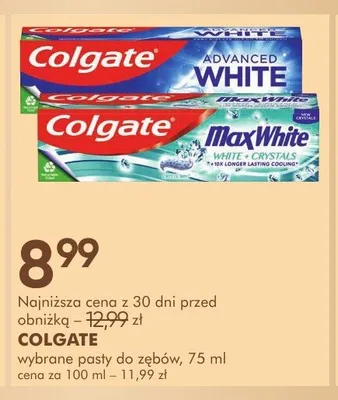 Pasta do zębów COLGATE promocja w Super-Pharm