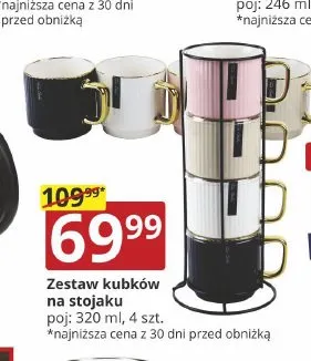 Zestaw kubków na stojaku promocja w Prymus AGD