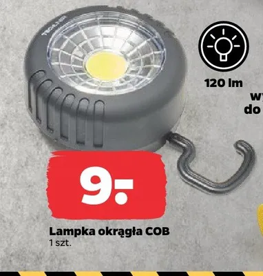 Lampka okrągła COB promocja w Netto