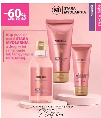 Żel pod prysznic Stara Mydlarnia Ambrosia promocja w Hebe