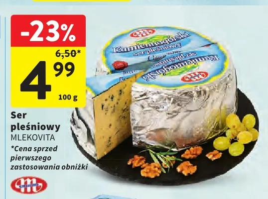 Ser pleśniowy Mlekovita promocja w Intermarche