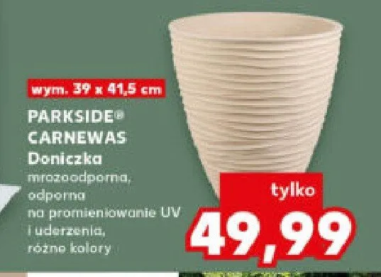Doniczka mrozoodporna Carnewas promocja w Kaufland