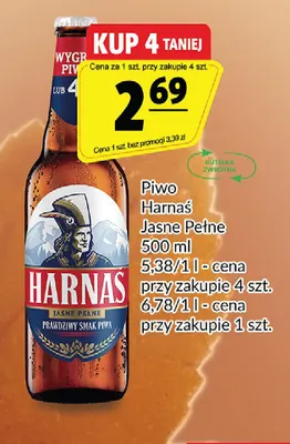 Piwo Harnaś promocja w Prim Market