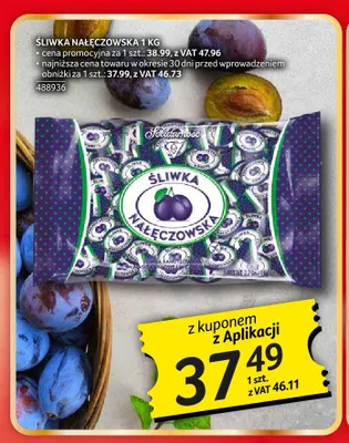 Śliwka Nałęczowska Solidarność promocja w Selgros