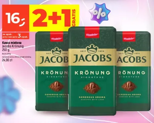 Kawa mielona Jacobs Krönung promocja w Dealz