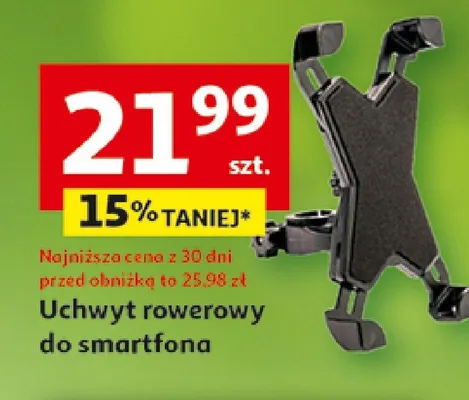 Uchwyt rowerowy do smartfona promocja w Auchan