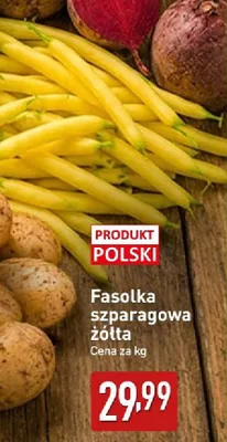 Fasolka szparagowa żółta polska promocja w Aldi